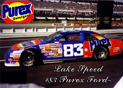 Lake Speed #83 Racing Champions 1/64 NASCAR diecast blog purex