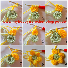 Crochet Dahlia Flower - Free Pattern with Step by Step Pictures and Video Tutorial