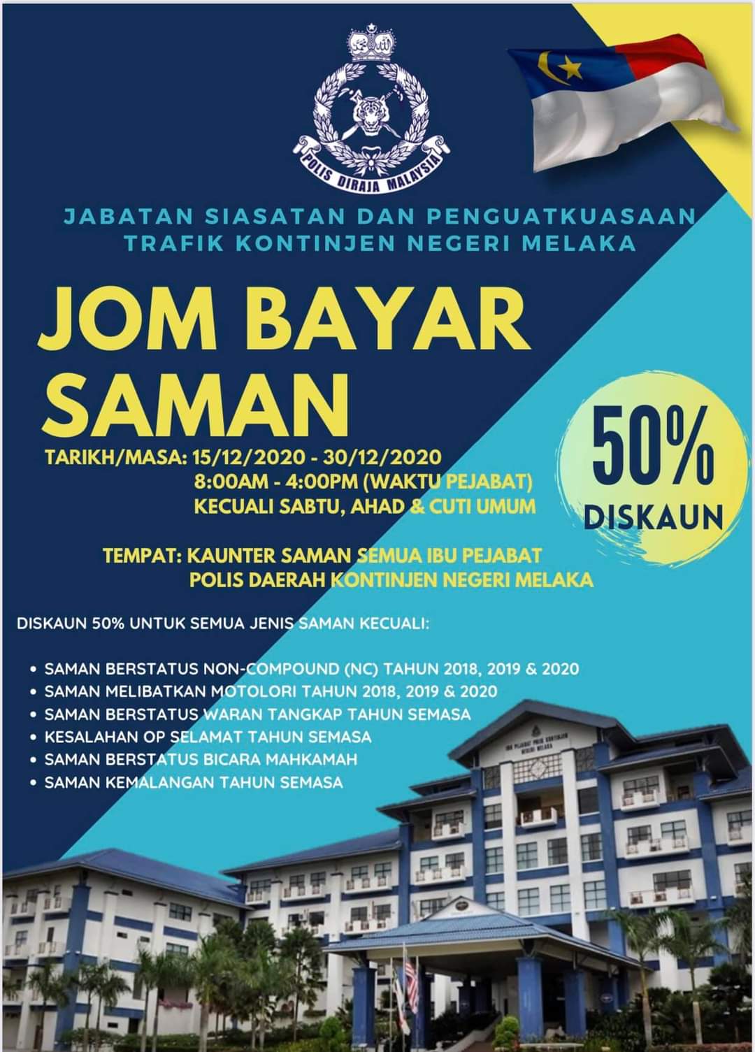 jom bayar saman diskaun 50%