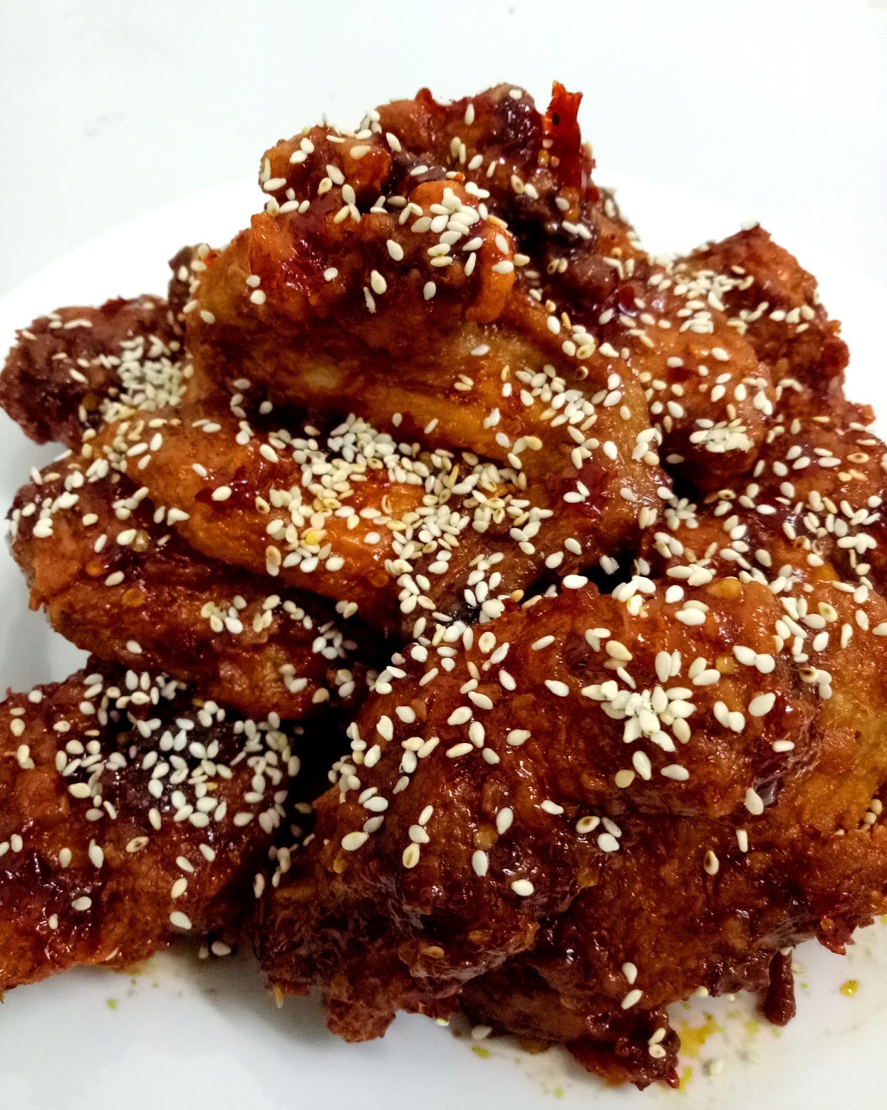 Makan Minum Best: RESEPI : Ayam Goreng Pedas Korea Kyochon 