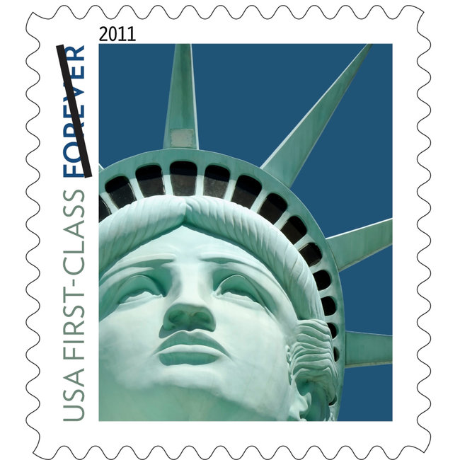 statue of liberty stamp forever. Liberty “forever” stamp