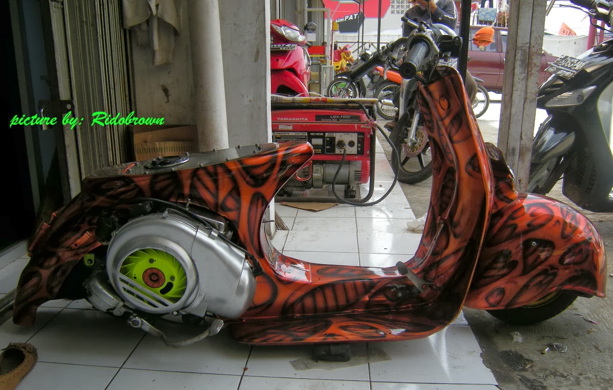 Modifikasi Motor Vespa Ceper 28 Images Galeri Modifikasi Motor