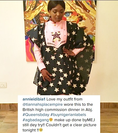 Celeb Couple, 2Baba & Annie Idibia Rock Agbada in Style for a Dinner (Photos)