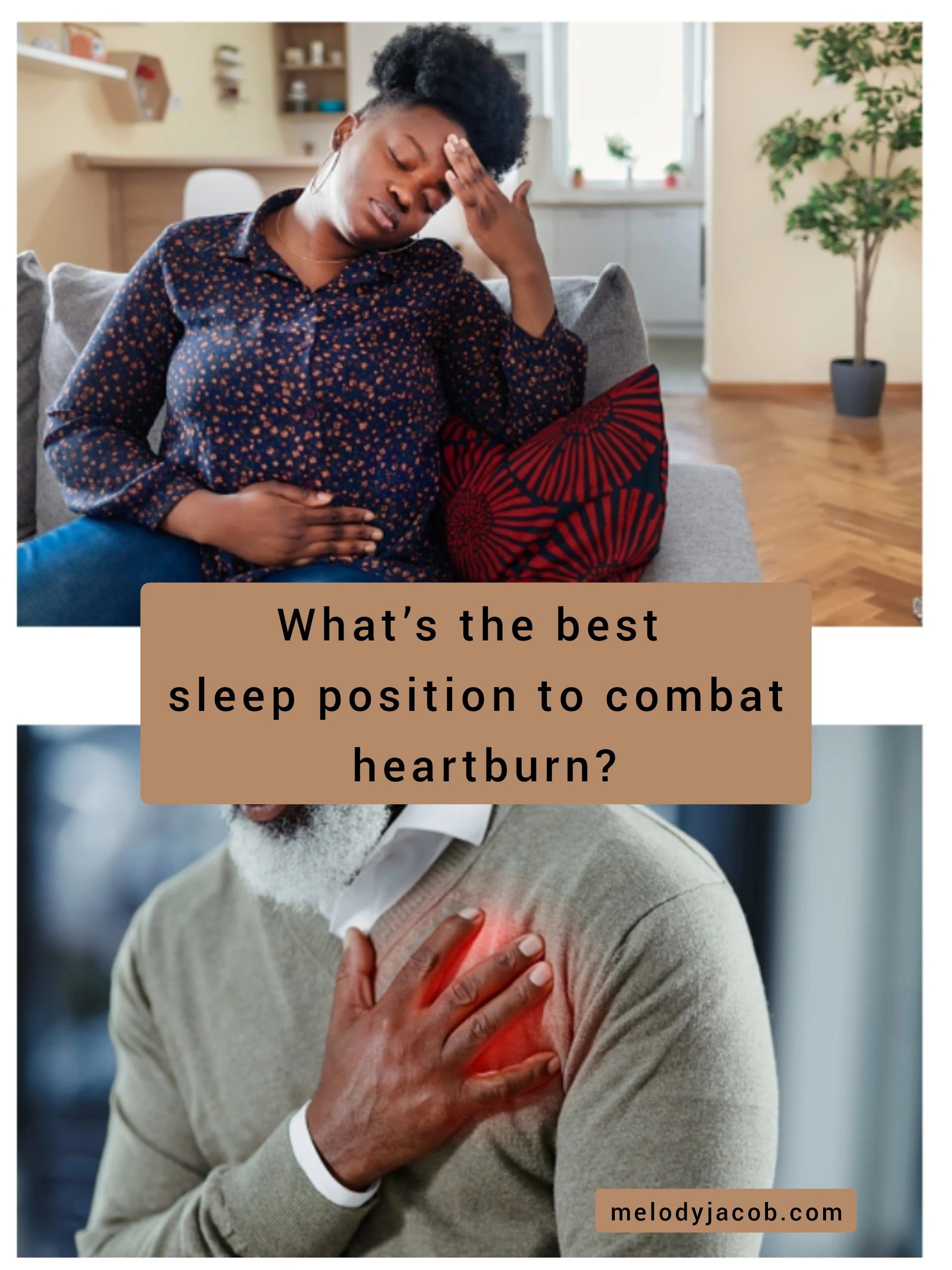 What’s the best sleep position to combat heartburn?