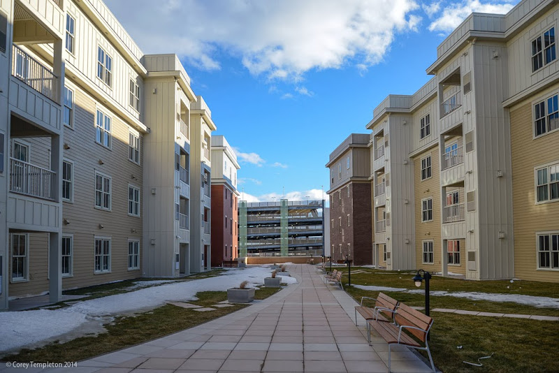 Portland, Maine USA Bay House Condo Housing Project Under Construction by Corey Templeton