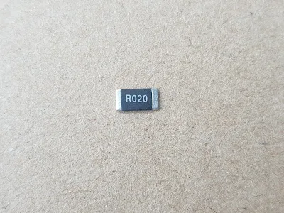 Resistor SMD  R020   20   milliohm