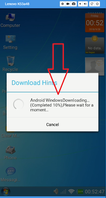 how to install windows 10 in mobile.