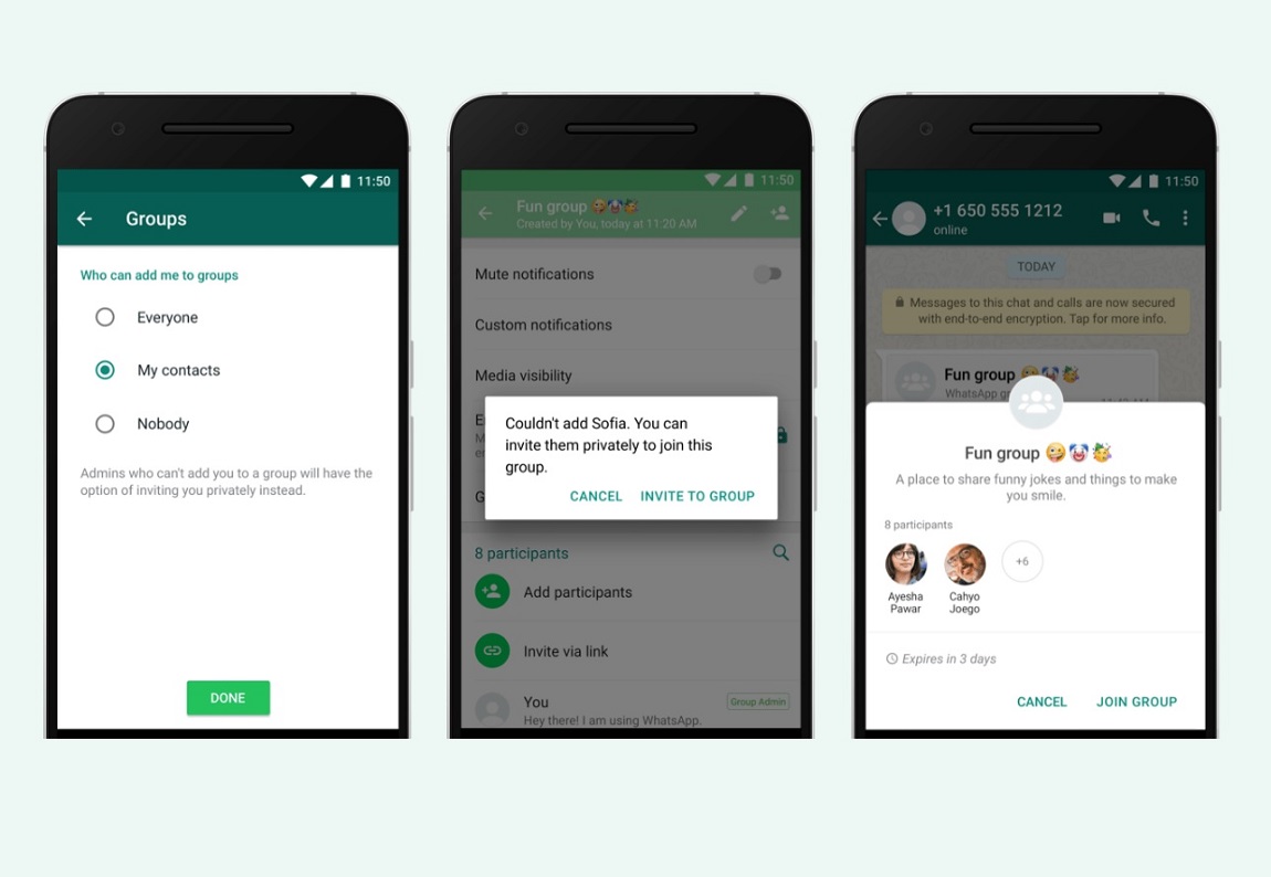 You Can Now Stop People From Adding You In Their Whatsapp Groups