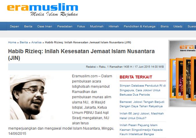 Parade Tauhid Indonesia, Penghina Pancasila dan Anti-Islam  