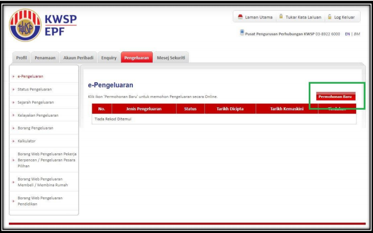 Pengeluaran Kwsp Secara Online Untuk Pendidikan E Pengeluaran Mypendidikanmalaysia Com