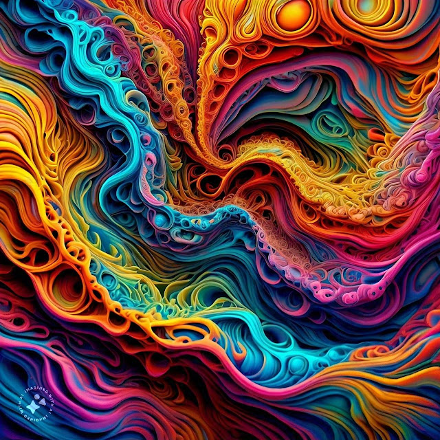 An example of a visually stunning piece of artwork generated by a neural network, showcasing the creativity and beauty of generative AI.