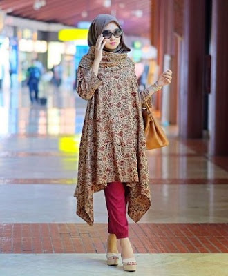 15 Koleksi Batik Casual Hijab Untuk Remaja  Wanita Muda