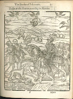 An illustration of a hunting party.