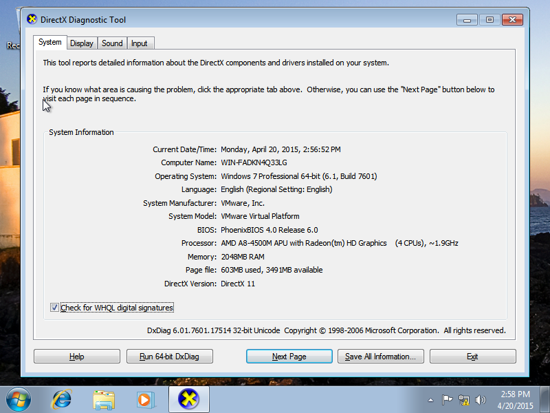Install Windows 7 Pro x64 pada VMWare Workstation  Albir 