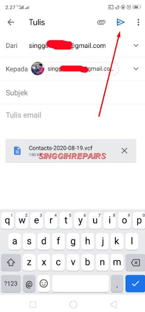 cara backup kontak ke gmail di android