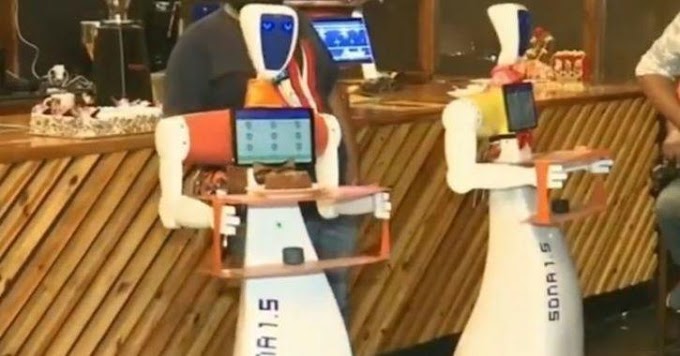 Meet Champa And Chameli Robots That Serve Food In An Odisha Restaurant