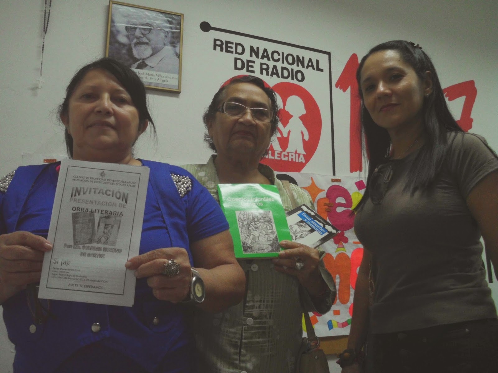 Este viernes en sede del Colegio de Profesores de Venezuela seccional Apure escritora apureña Soledad Moreno de Cortez presentarà 2 libros.