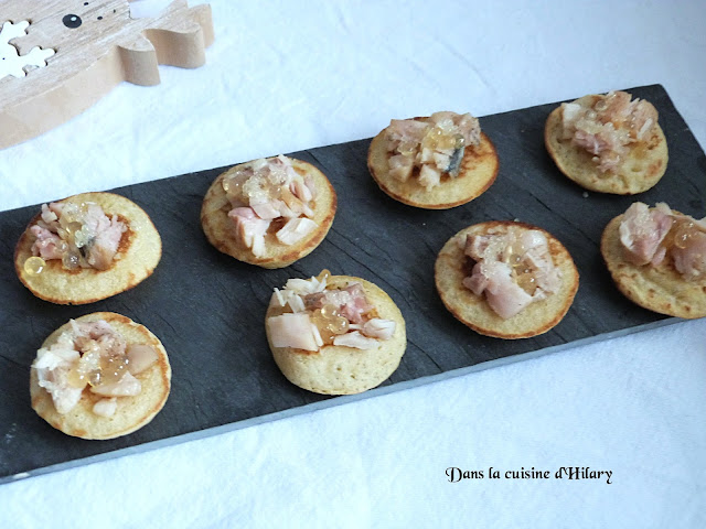 Blini au confit d'esturgeon et aux trois citrons - Dans la cuisine d'Hilary