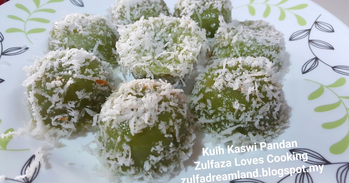 ZULFAZA LOVES COOKING: KUIH KASWI PANDAN