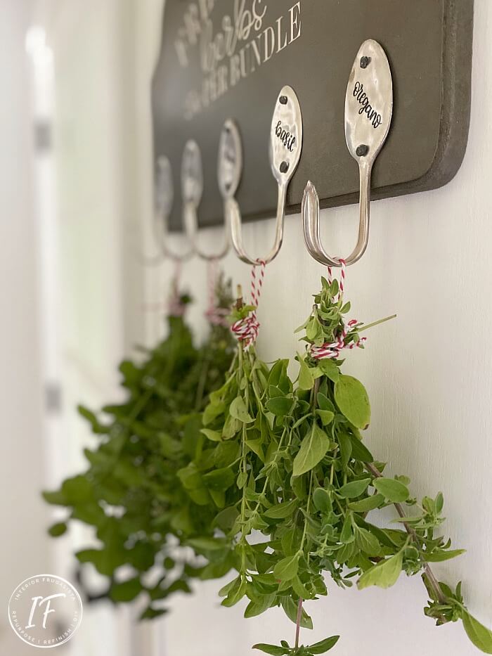 DIY Kitchen Herb Rack