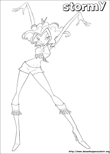 Desenhos para Colorir das Winx Club – Imagens para Imprimir