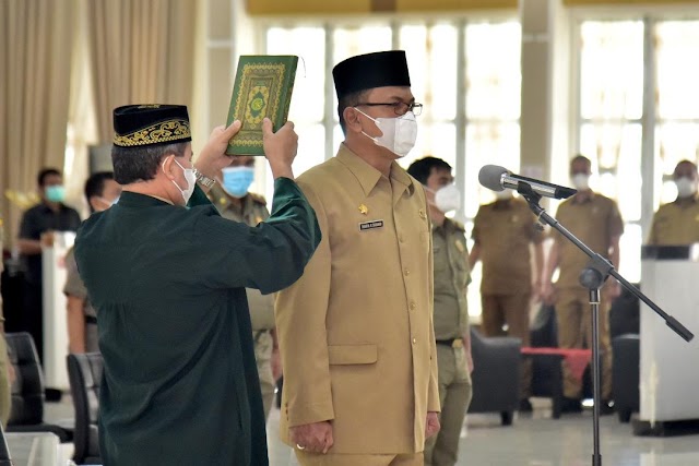 Tuahta Ramajaya Saragih Dilantik Jadi Kasatpol PP Sumut