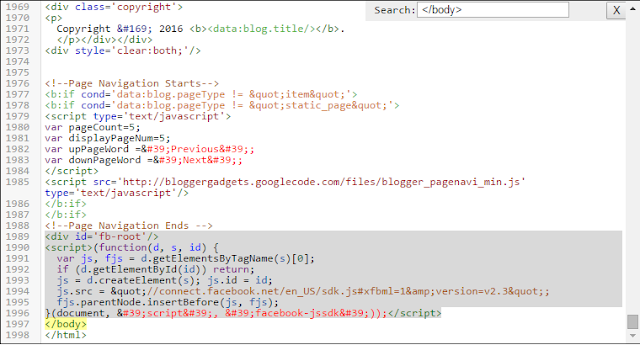 Add FB Comment Box in Blogger Image 1