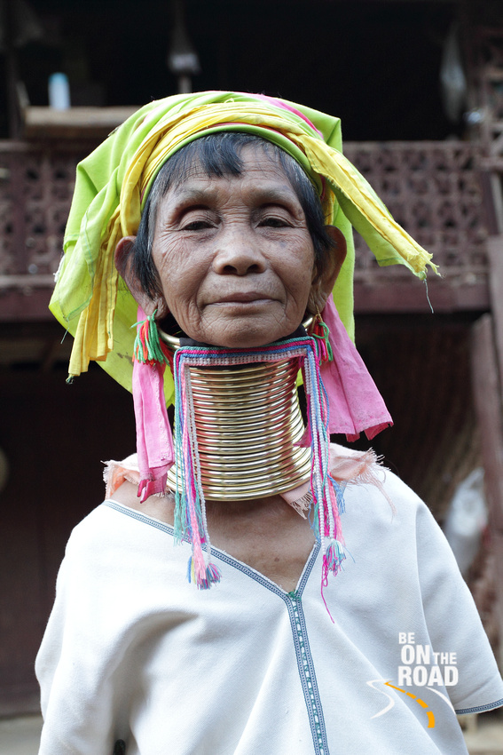 Long Necked Karen Tribal Woman from Mae Hong Son, Thailand