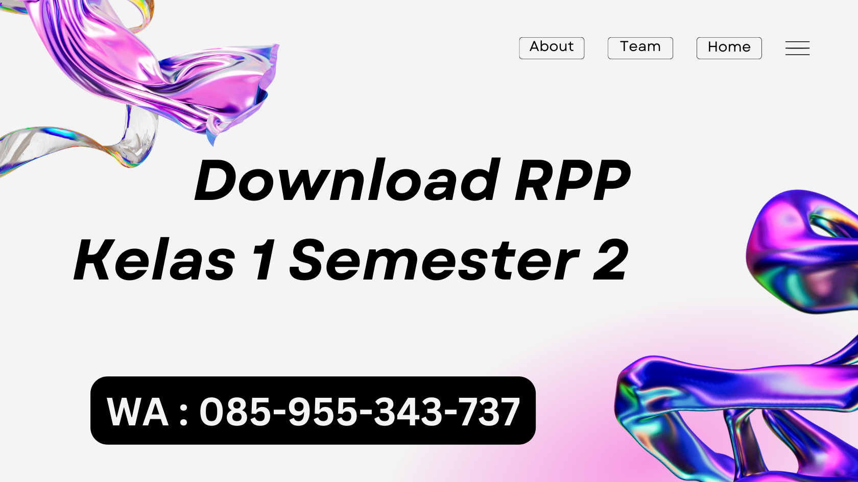 Download RPP Kelas 1 Semester 2 Kurikulum Merdeka RPPMERDEKA