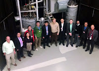 Chinese and American scientists meet at Oak Ridge National Laboratory, scene of the historic molten-salt reactor experiment in the 1960s, to mark their collaboration on next-generation nuclear power. (Image Credit: Oak Ridge National Laboratory) Click to Enlarge.