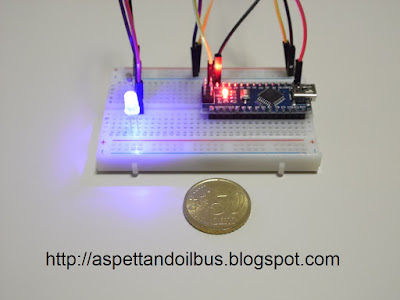 Fig. 9 - Il modulo Arduino Nano in funzione - foto di Paolo Luongo