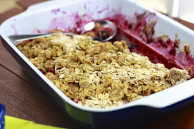 Peanut Butter Berry Cobbler | The Sweets Life