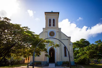 Kirche auf La Digue, Seychellen