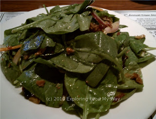 Half Portion of Spinach Salad