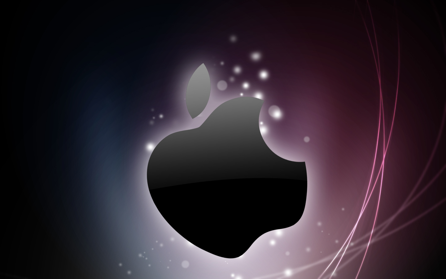 black apple wallpaper 