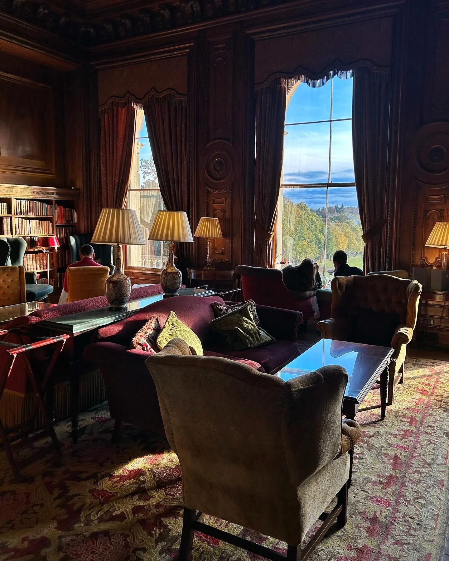 The Library Bar at Cliveden House, Berkshire - luxury UK weekend break