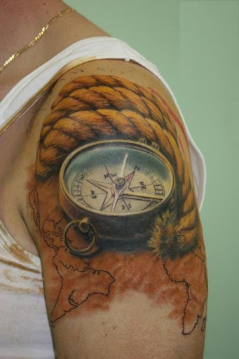 compass tattoo