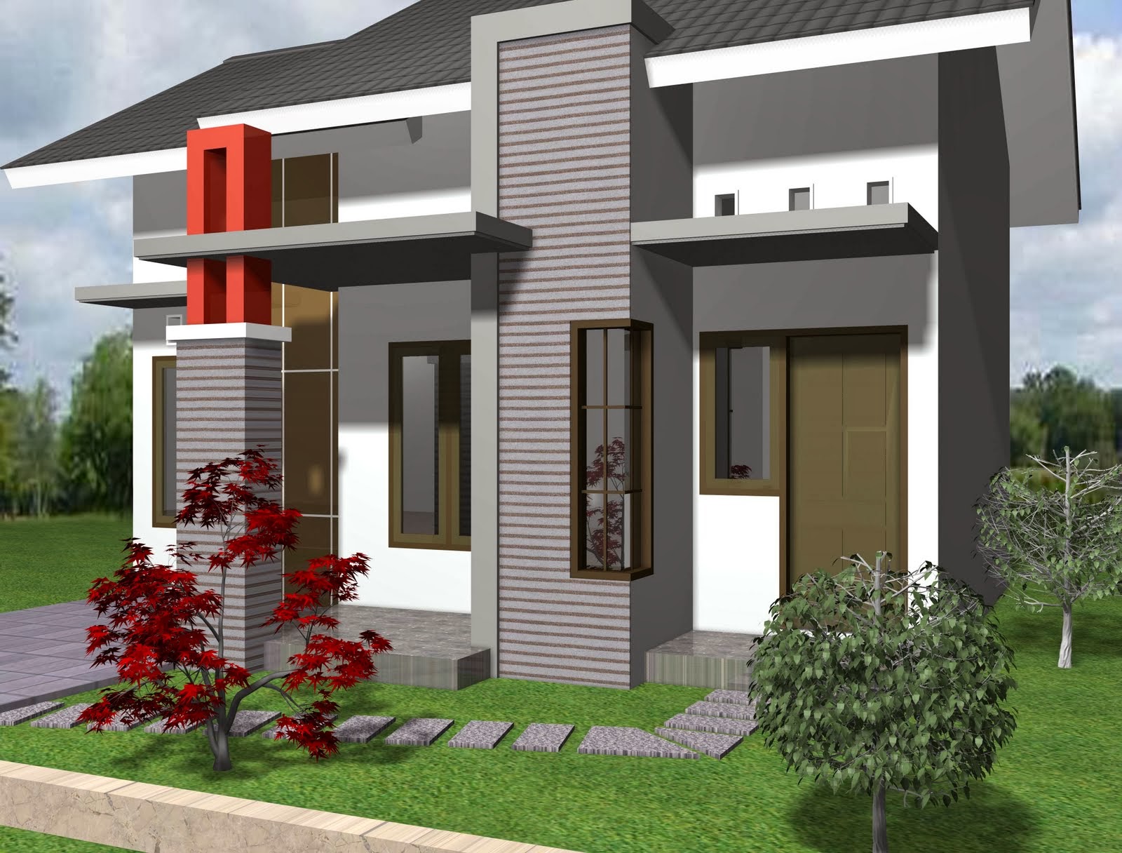 Gambar Desain Rumah Minimalis Sederhana Lantai 1 Terbaru 
