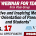 AUG. 17 - Free Webinar for Teachers (Vibal Group) Register Here