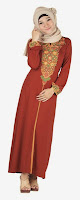 Baju Lebaran Merah Turkish