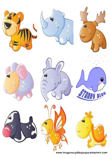 Stickers animalitos para imprimir