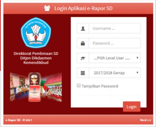 Download dan Install Eraport SD 2021