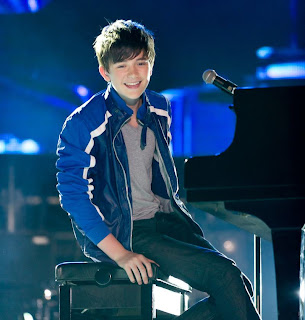 Greyson Chance on stage in Taiwan 2012