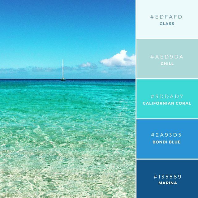Aqua Color Palette Blue Color Schemes