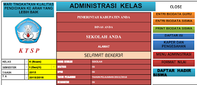 gambar aplikasi administrasi guru kelas lengkap