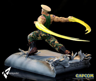 Figuras: Figura diorama de Guile Vs Charlie Nash War Heroes del Street Fighter II" - kinnetiquettes