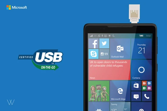 Microsoft Wise Pad 7 dengan fungsi USB On-The-Go