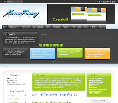 Templatka11 - шаблон для Joomla 1.5