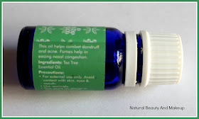 Fabindia Tea Tree Essential Oil: Review, Price & Other Details on Natural Beauty And Makeup Blog