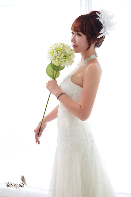 4 Yoon Seul in Wedding Dress-Very cute asian girl - girlcute4u.blogspot.com